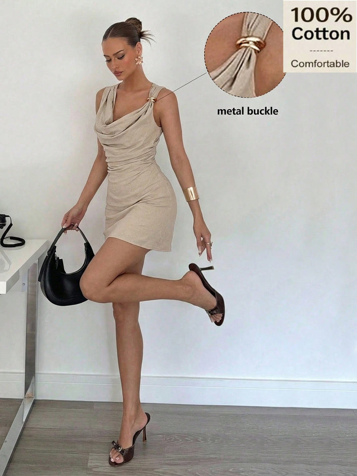 Rochie mini SHEIN, portocaliu