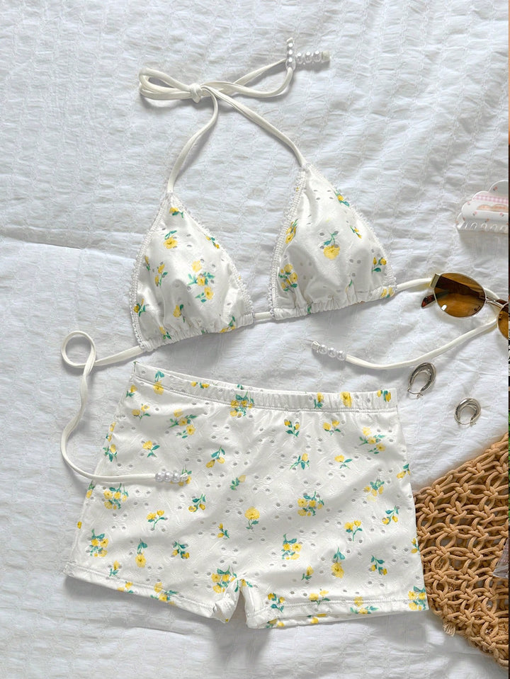 Set bikini SHEIN, bej