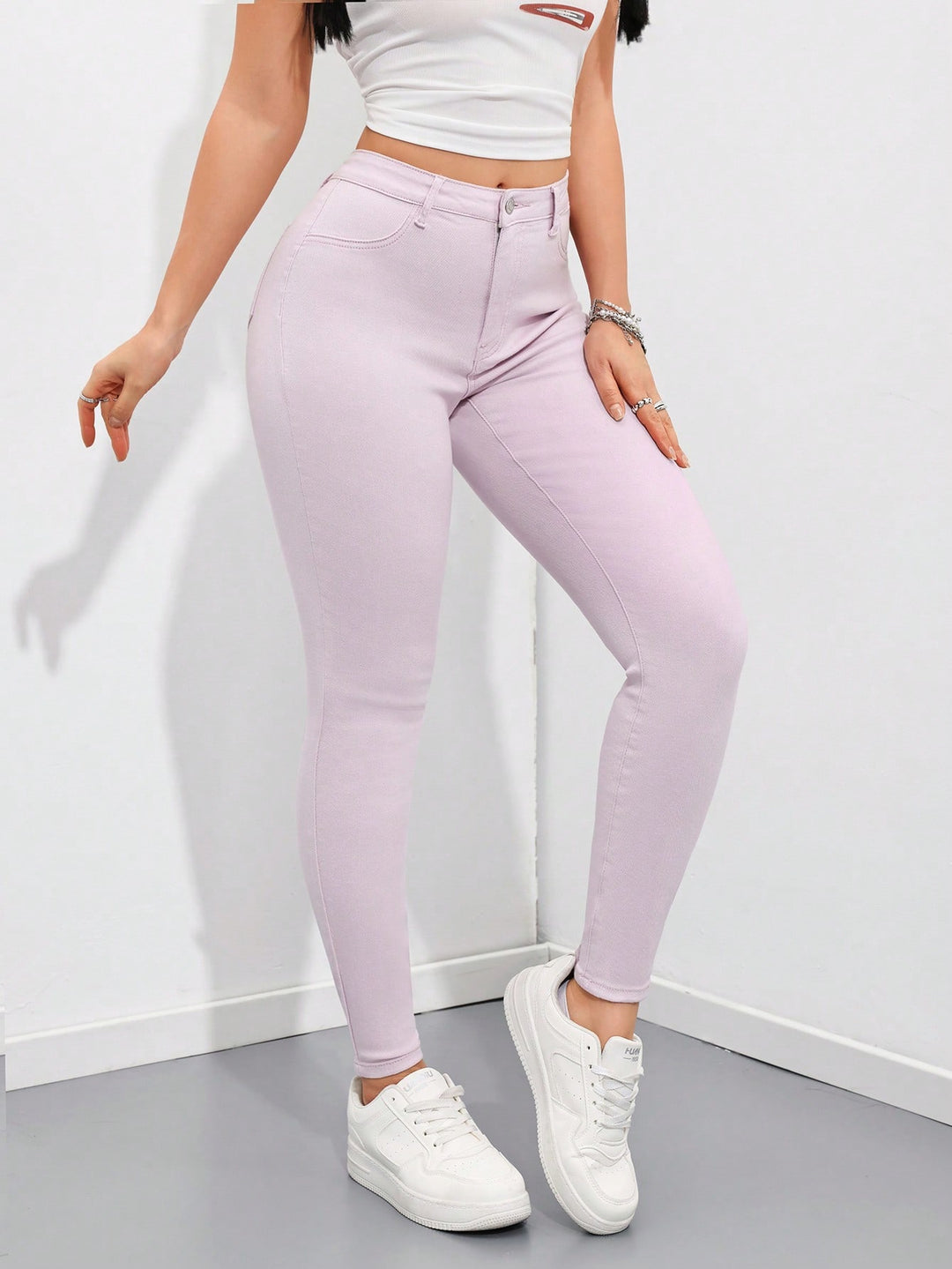 Jeans SHEIN, kaki