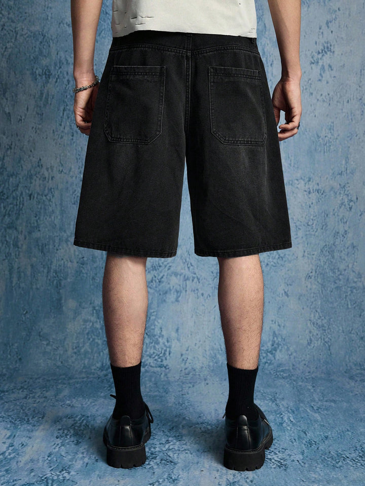 Pantaloni scurți SHEIN, negru