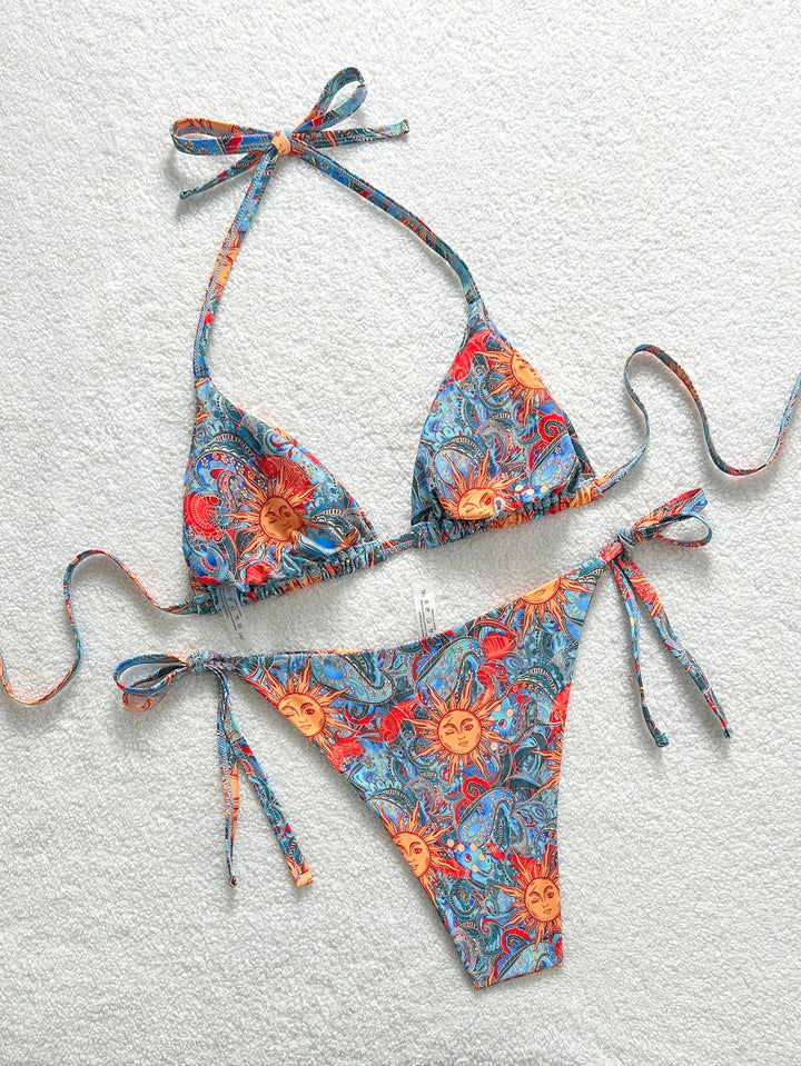 Set bikini de baie SHEIN, mix culori