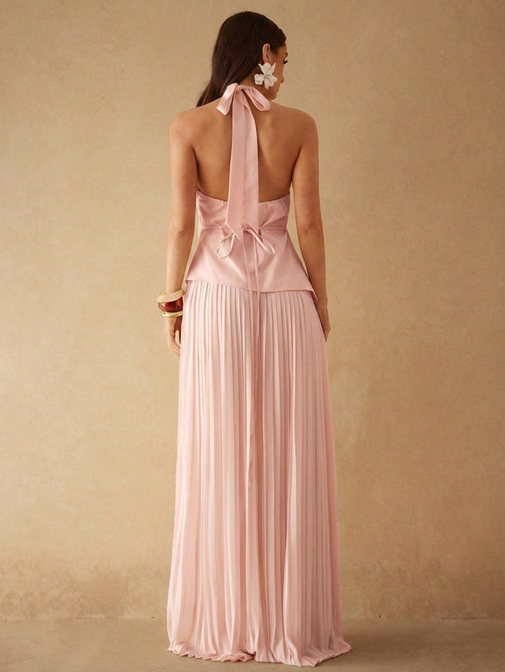 Rochie maxi SHEIN, roz