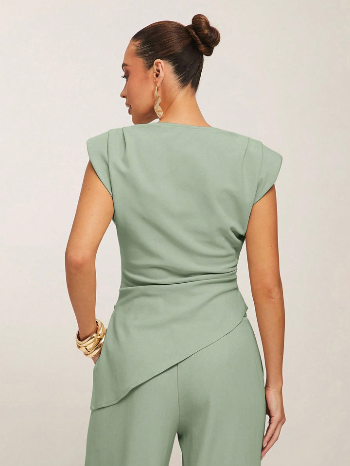 Top SHEIN, verde