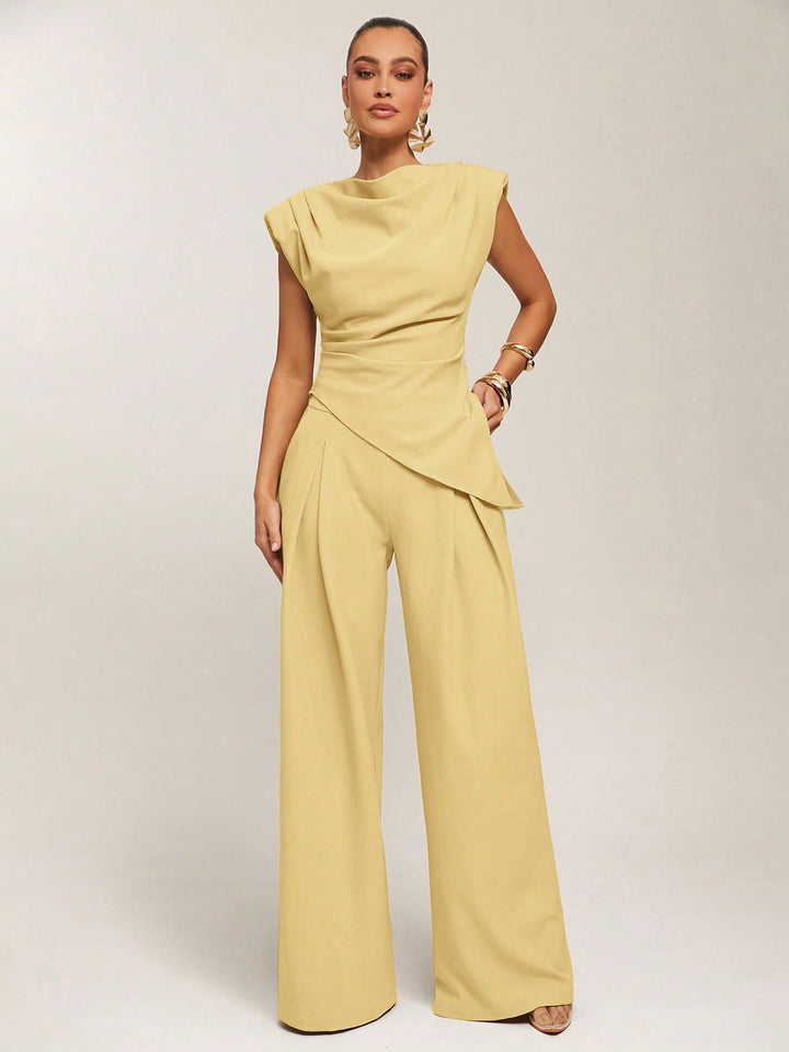 Top SHEIN, galben