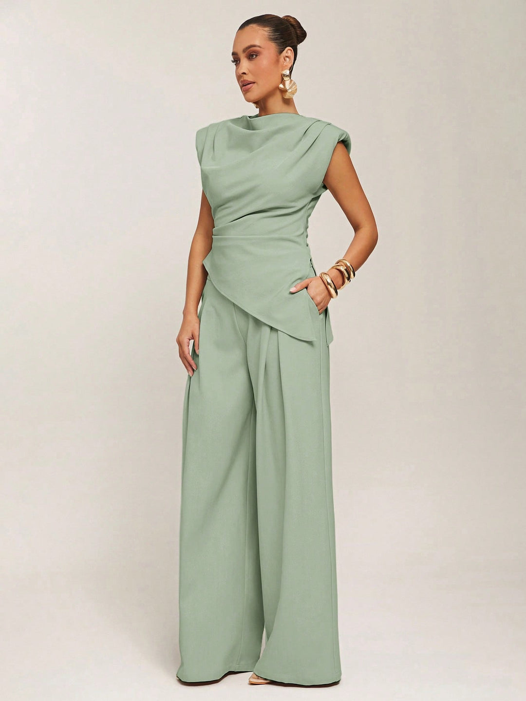 Top SHEIN, verde