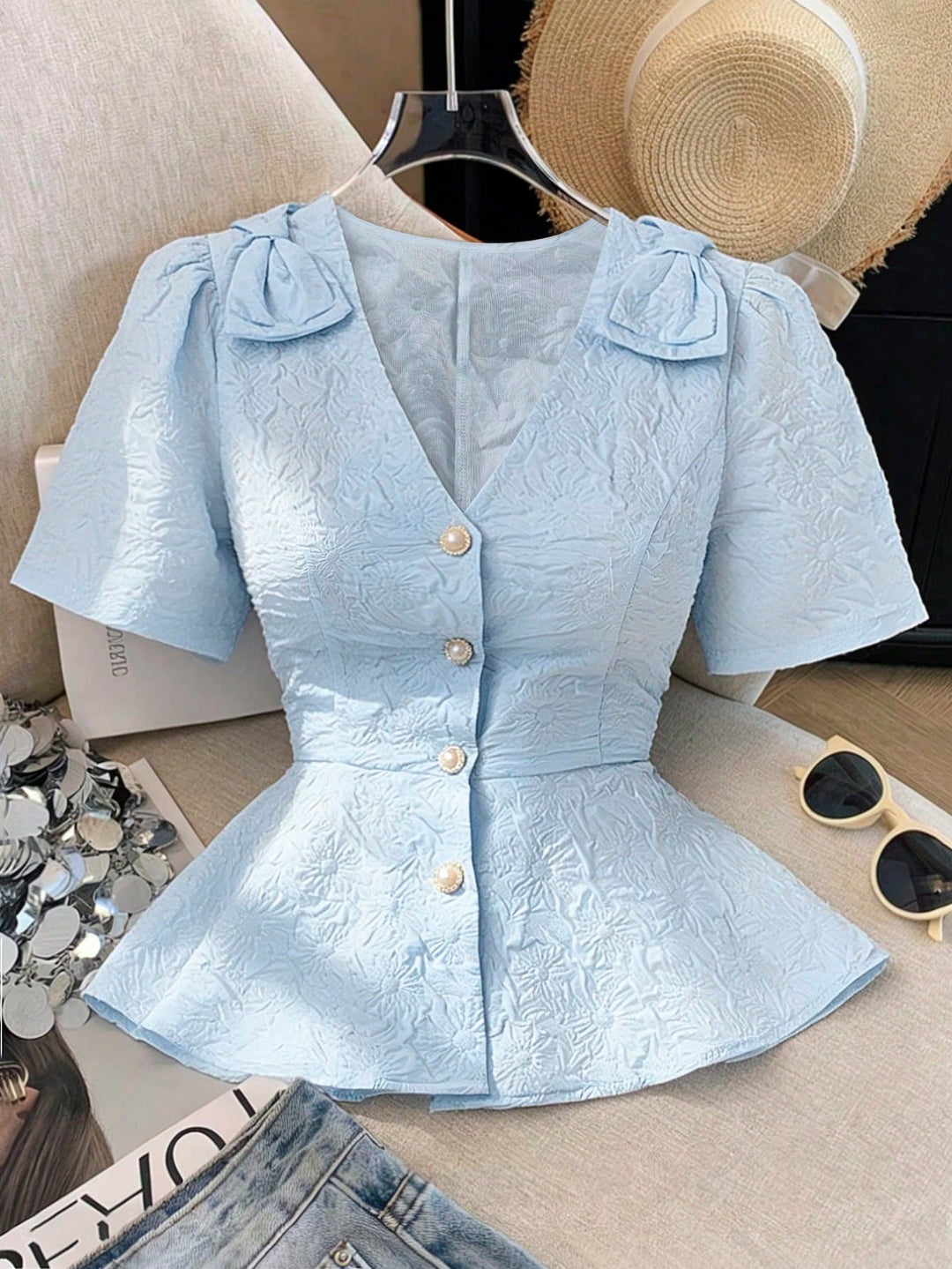 Top SHEIN, albastru