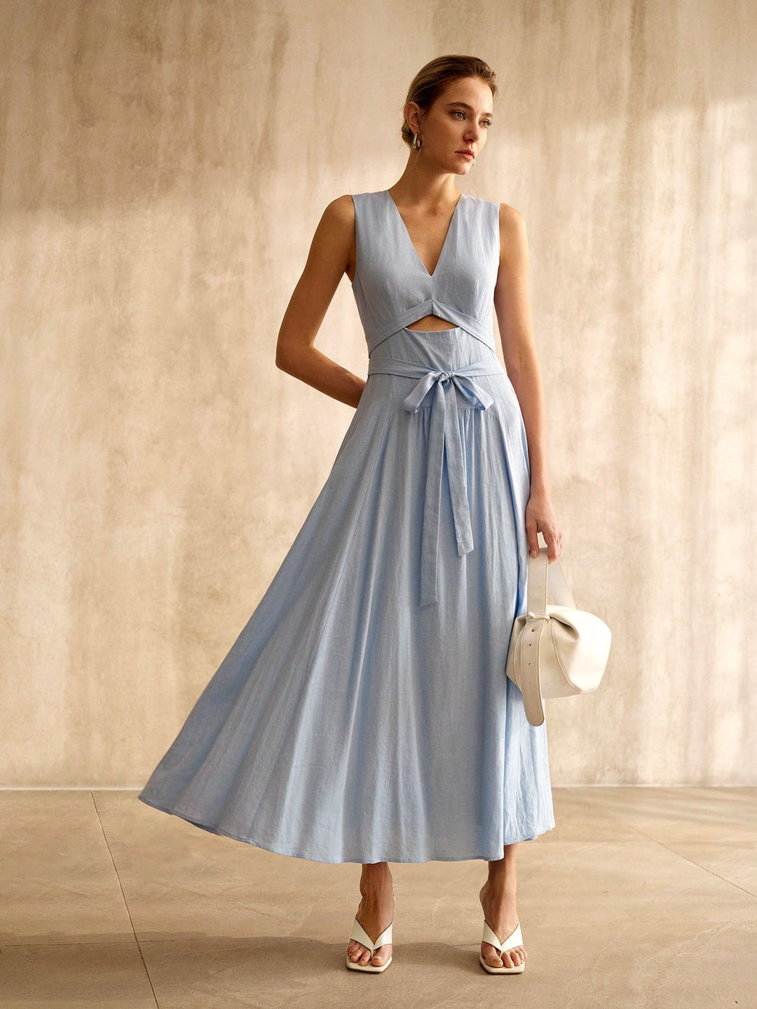 Rochie maxi SHEIN, albastru