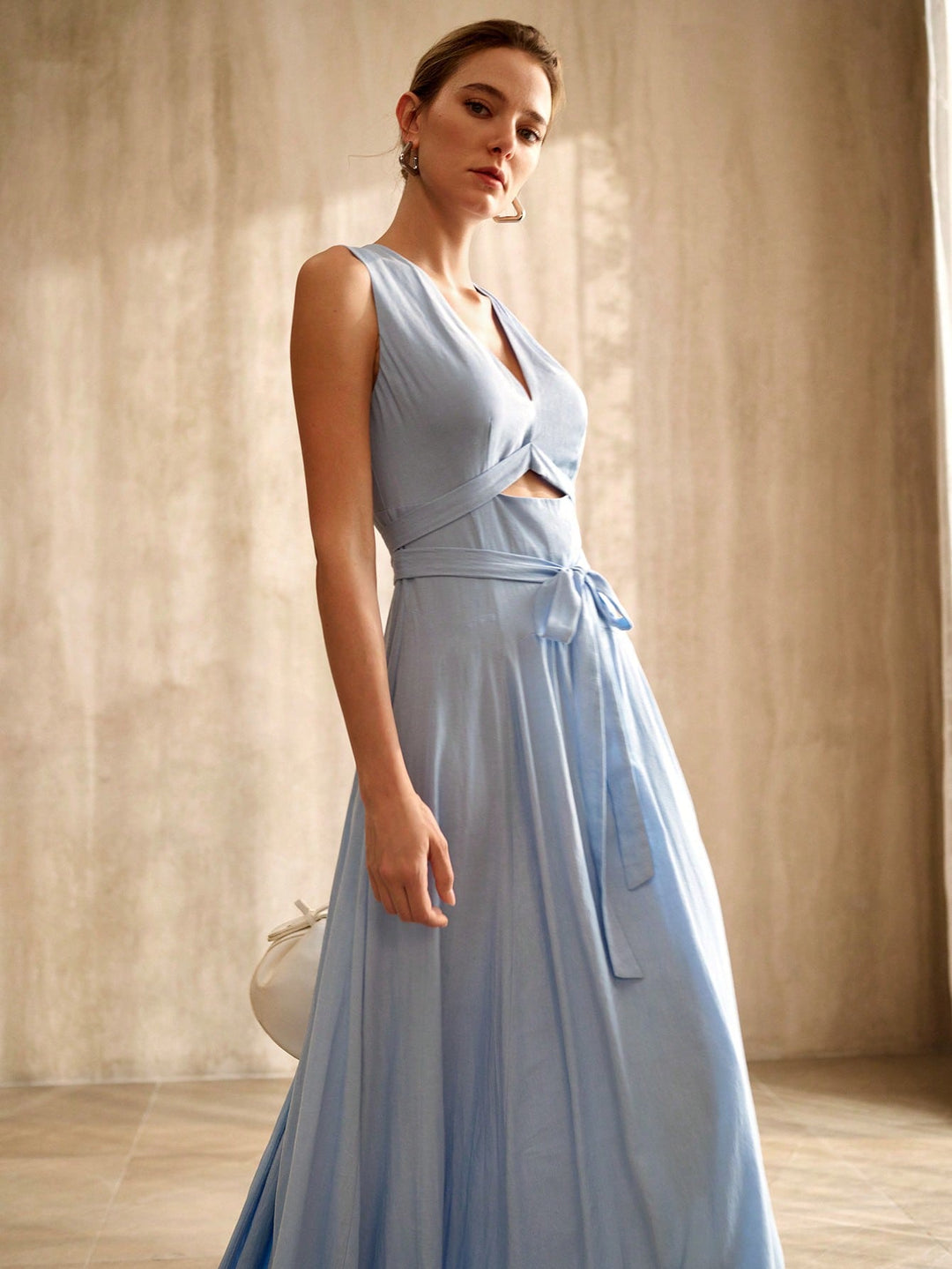 Rochie maxi SHEIN, albastru