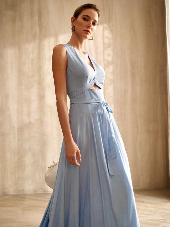 Rochie maxi SHEIN, albastru