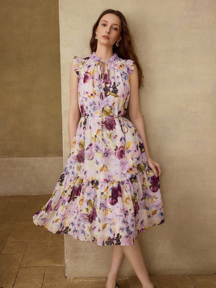Rochie midi SHEIN, mov