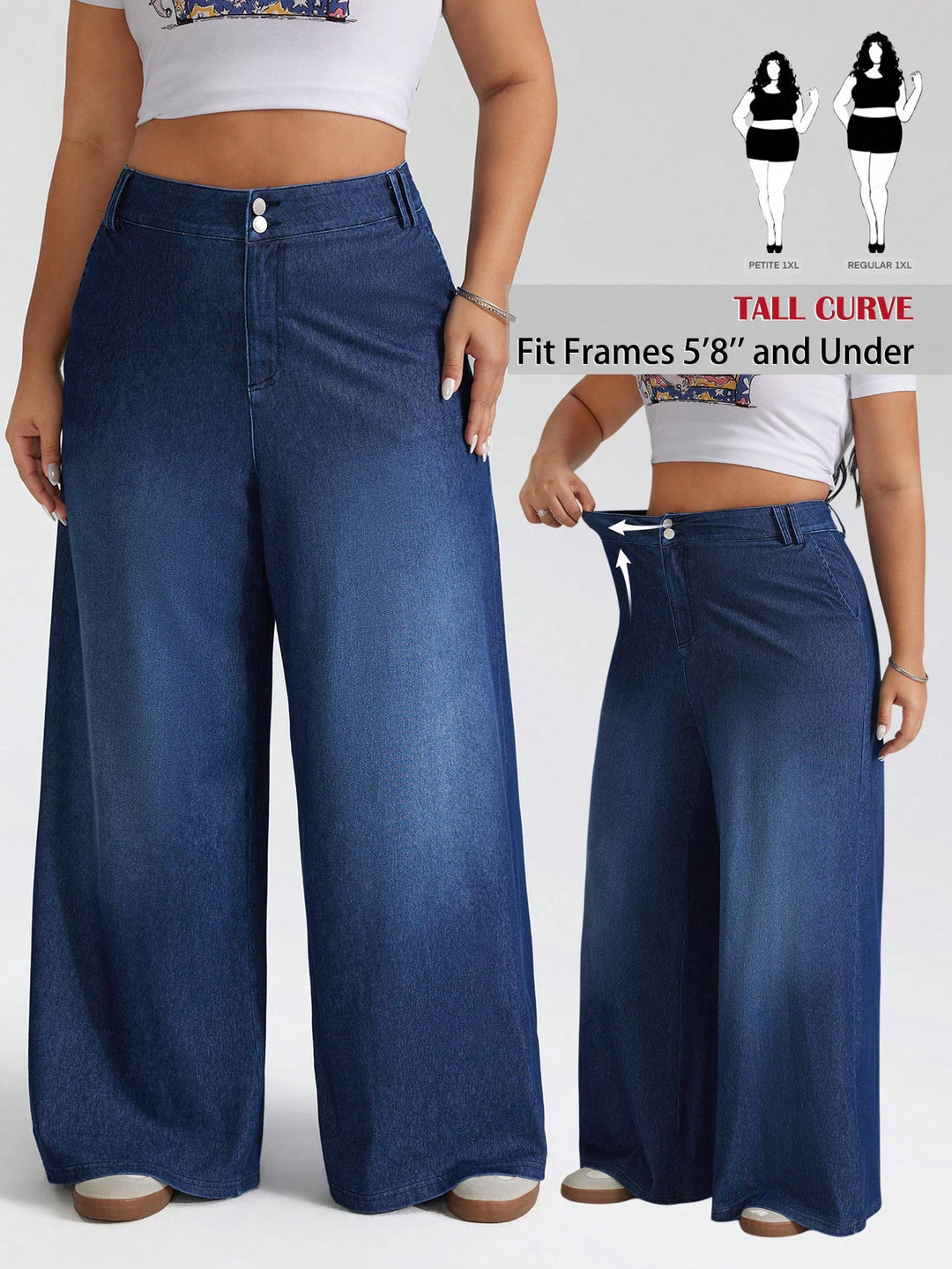 Jeans SHEIN, albastru