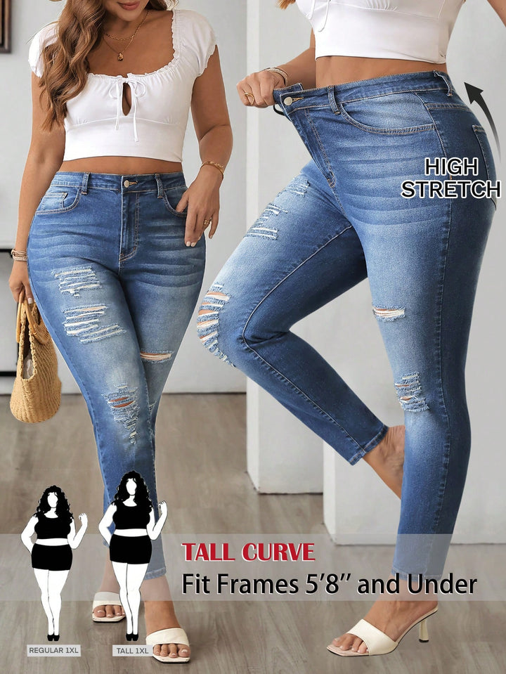 Jeans SHEIN, albastru