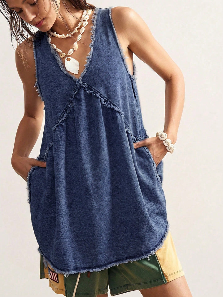 Rochie mini de blugi SHEIN, albastru