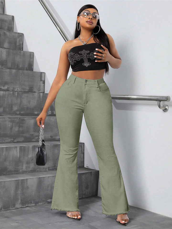 Jeans SHEIN, verde