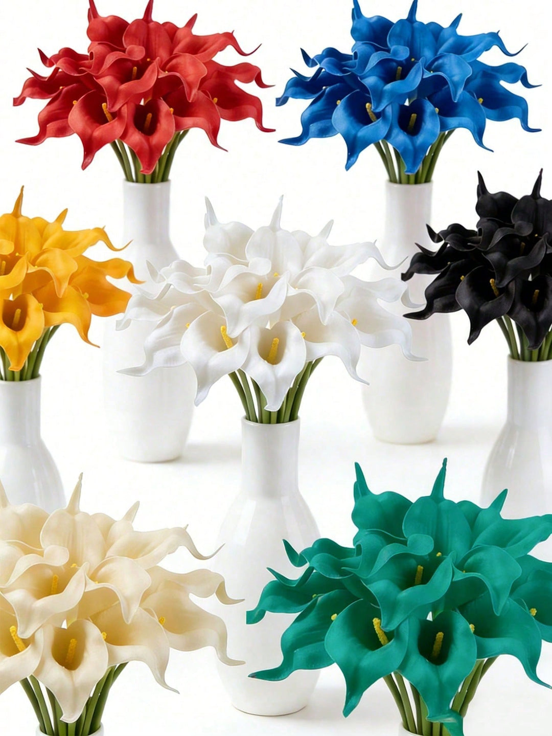Floari artificiale SHEIN, mix culori
