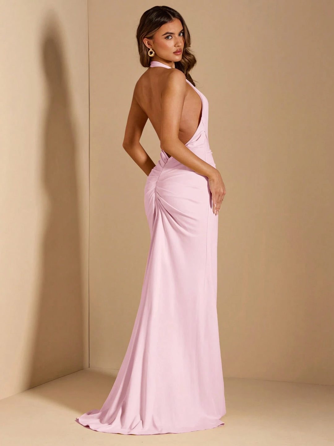 Rochie maxi SHEIN, roz