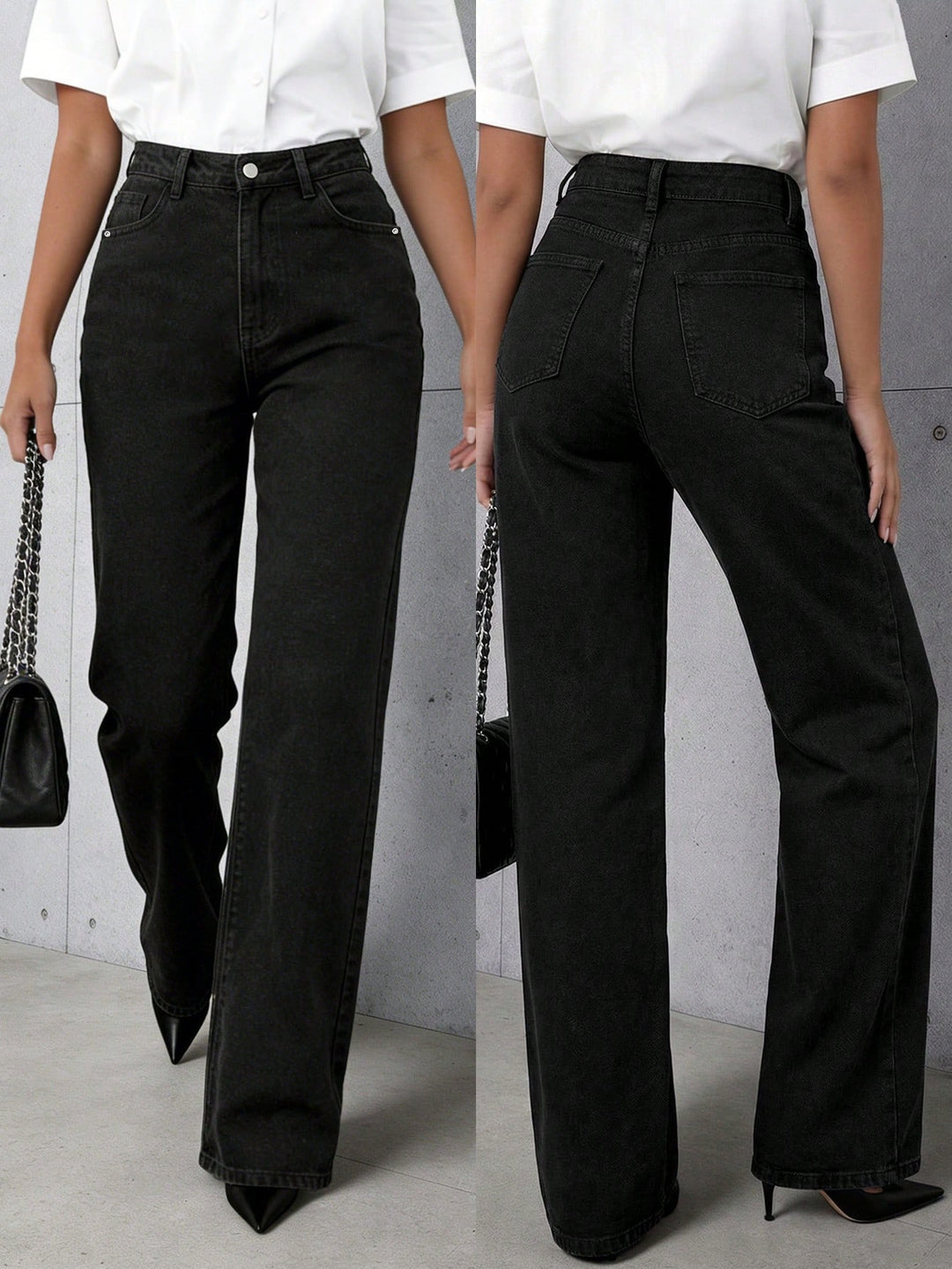 Jeans SHEIN, negru