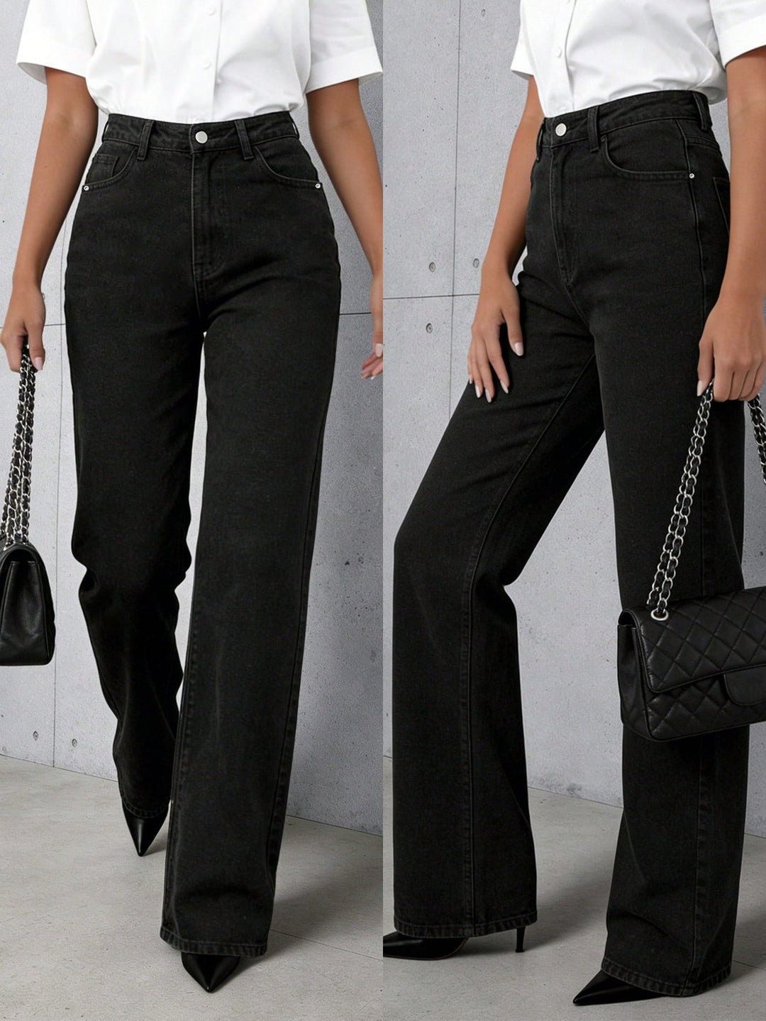 Jeans SHEIN, negru