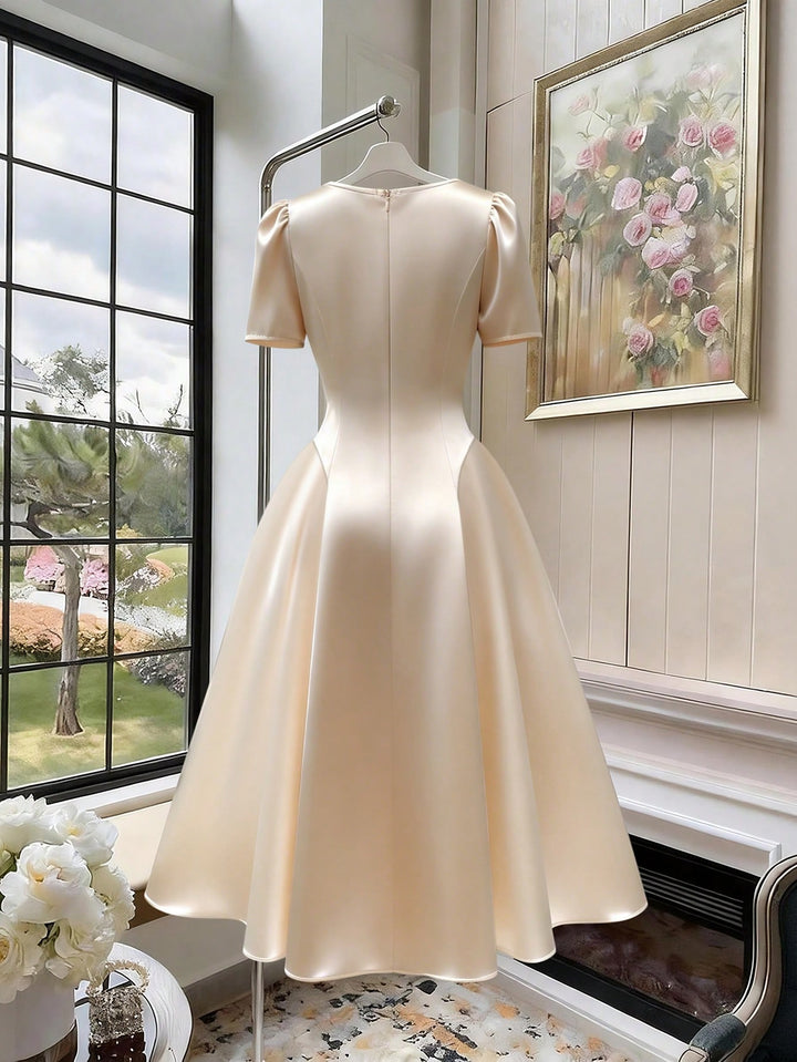 Rochie midi SHEIN, portocaliu