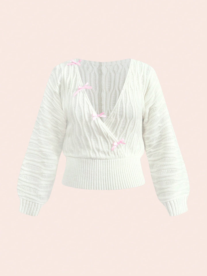Pulover SHEIN, alb