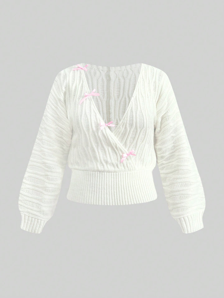 Pulover SHEIN, alb