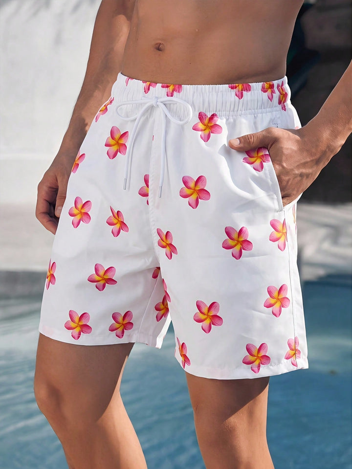 Short de plajă SHEIN, alb