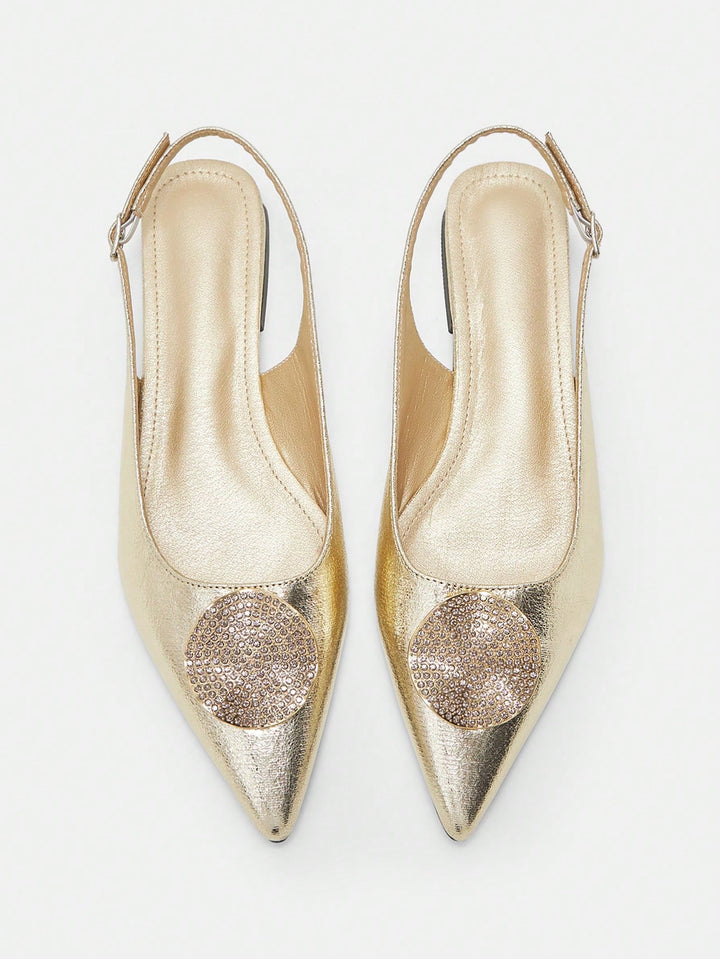 Pantofi SHEIN, auriu