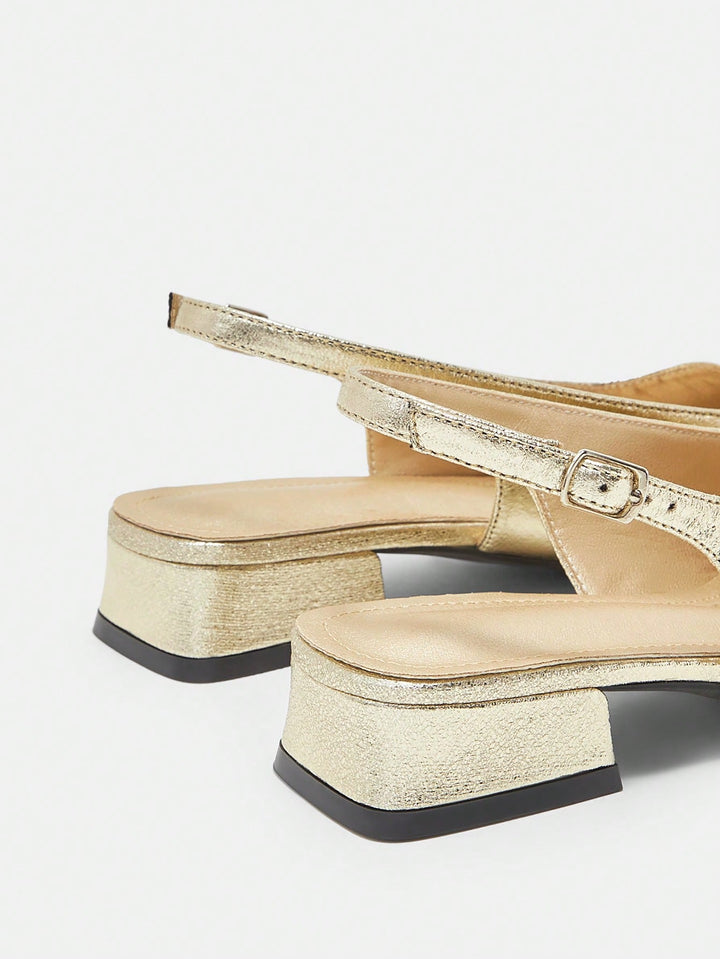 Pantofi SHEIN, auriu