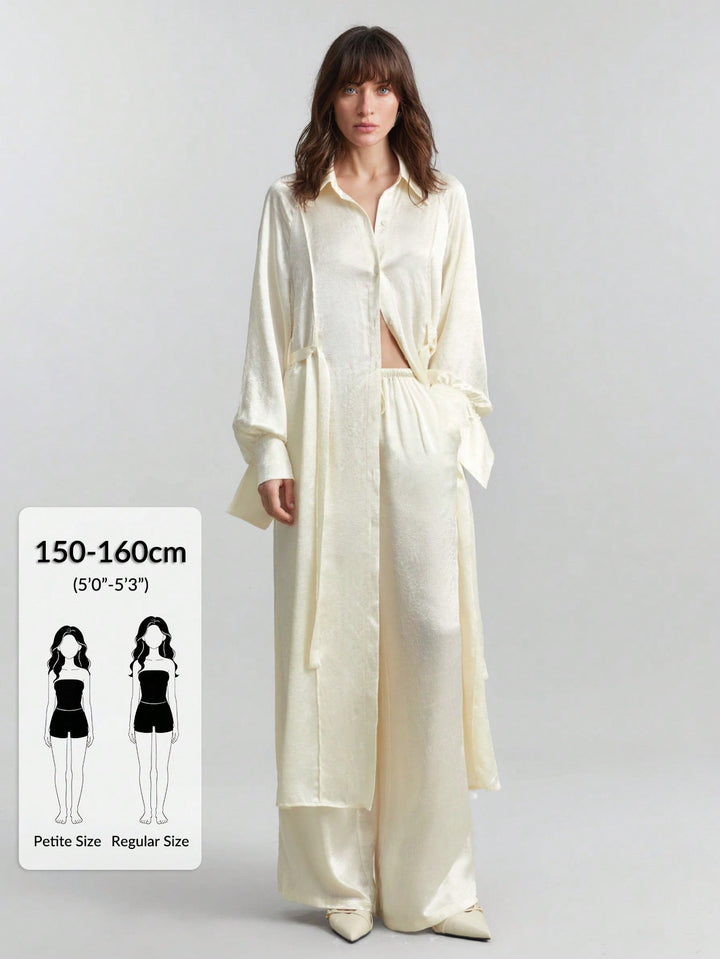 Pantaloni SHEIN, alb