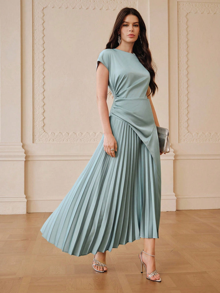 Rochie maxi SHEIN, turcoaz