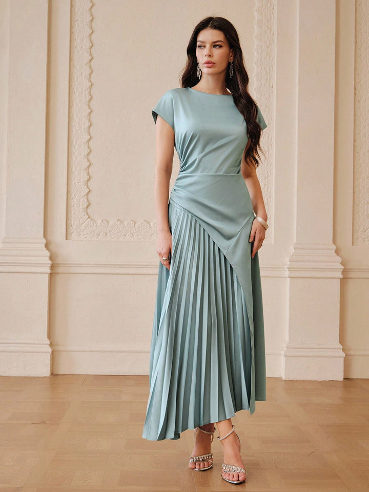 Rochie maxi SHEIN, turcoaz