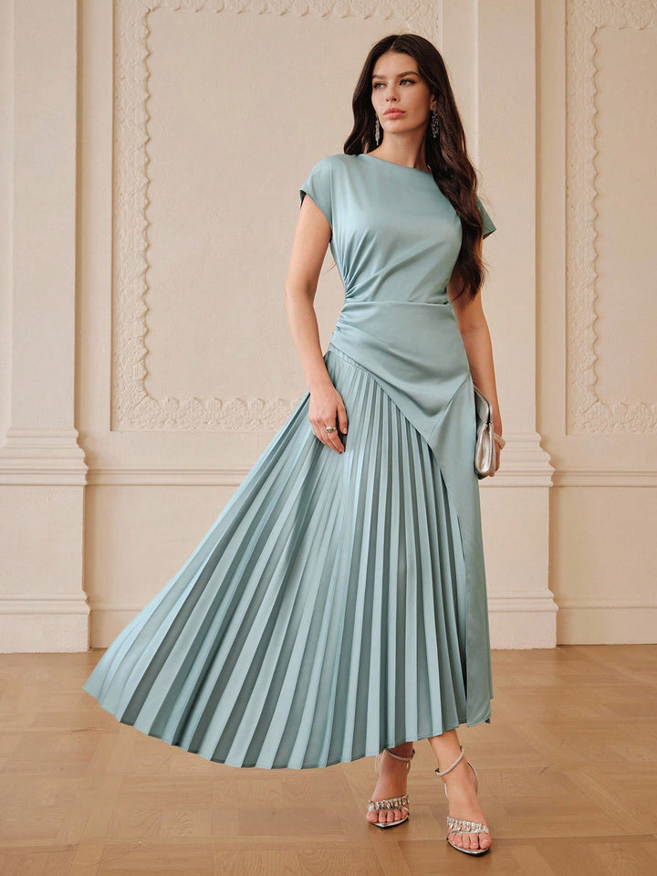 Rochie maxi SHEIN, turcoaz