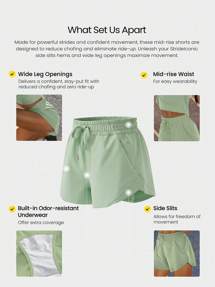 Pantaloni scurți SHEIN, verde