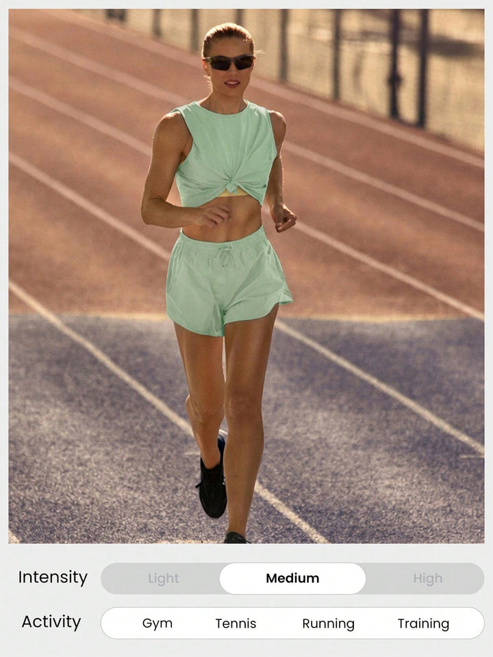 Pantaloni scurți SHEIN, verde
