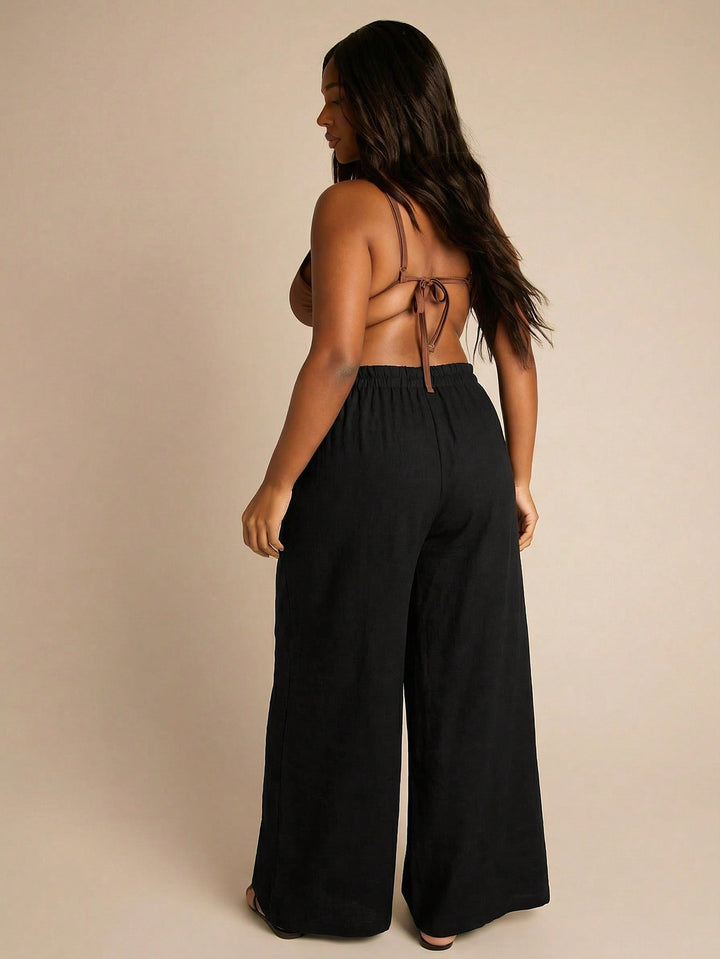 Pantaloni SHEIN, negru