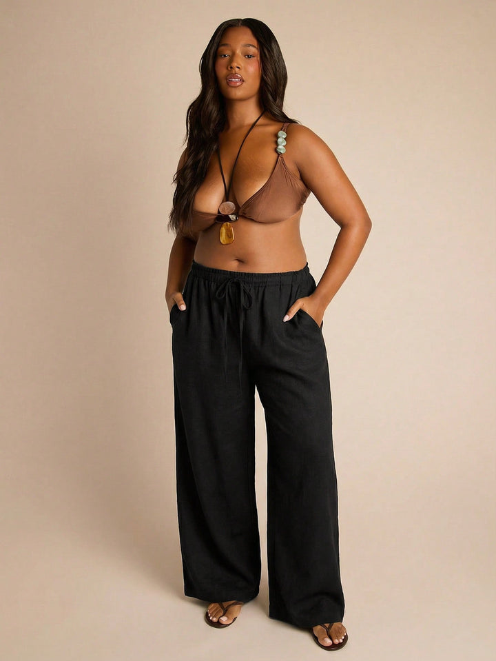 Pantaloni SHEIN, negru