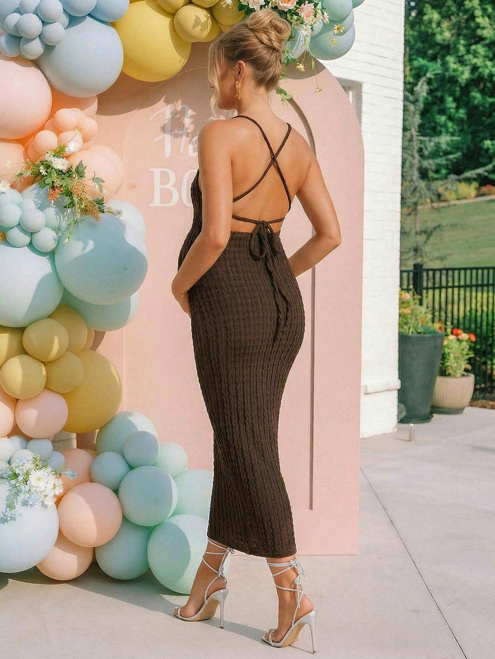 Rochie SHEIN, maro
