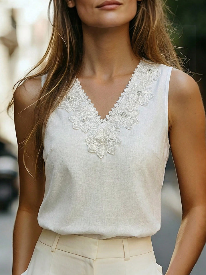 Top SHEIN, alb