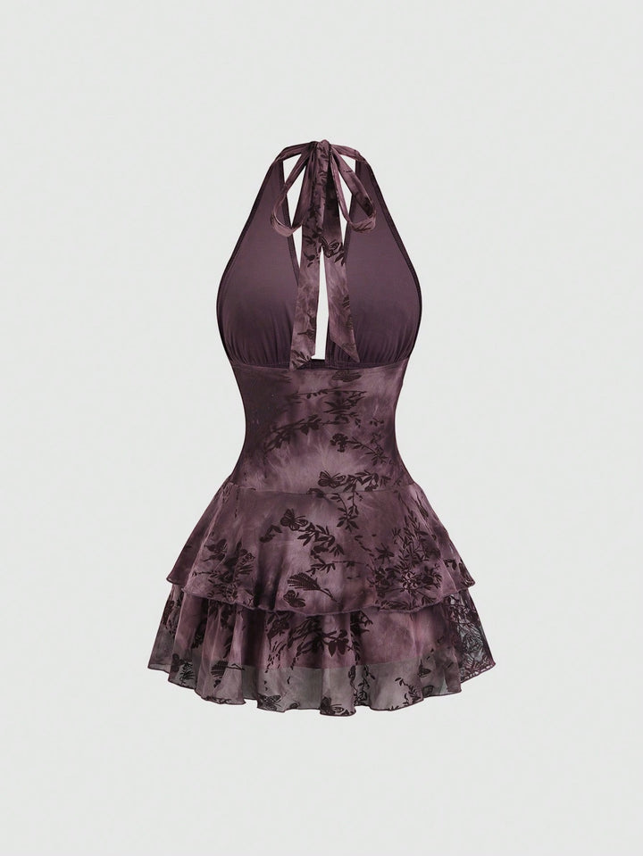 Rochie scurtă SHEIN, mov