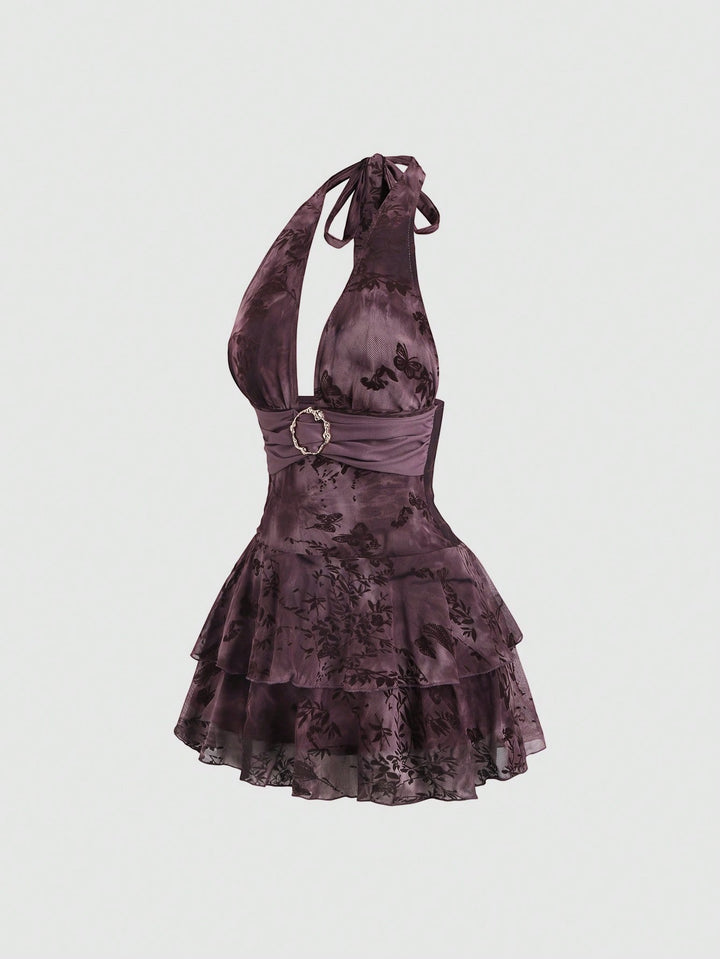 Rochie scurtă SHEIN, mov