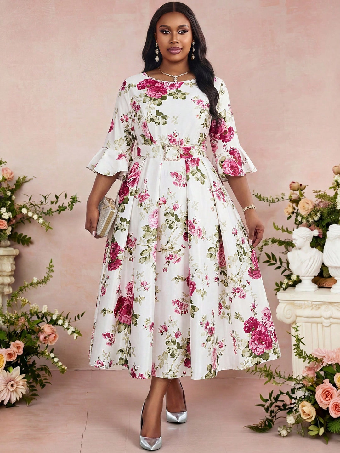Rochie SHEIN, mix culori