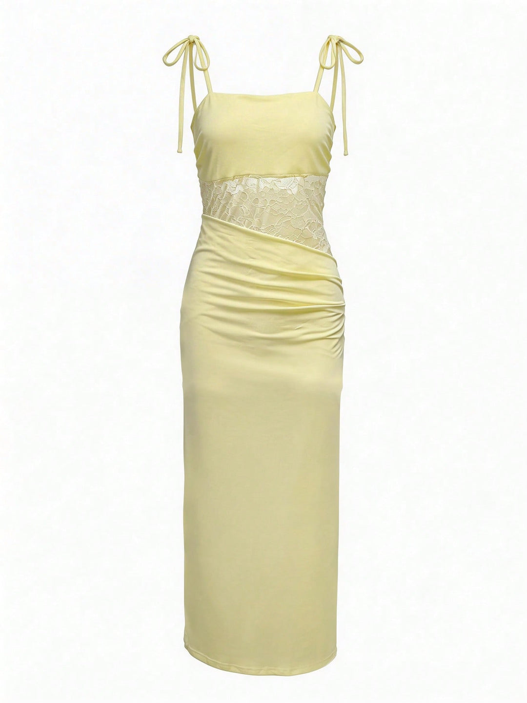 SHEIN maxi ruha, sárga
