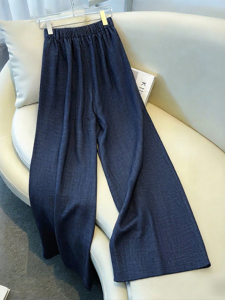 Pantaloni SHEIN, albastru
