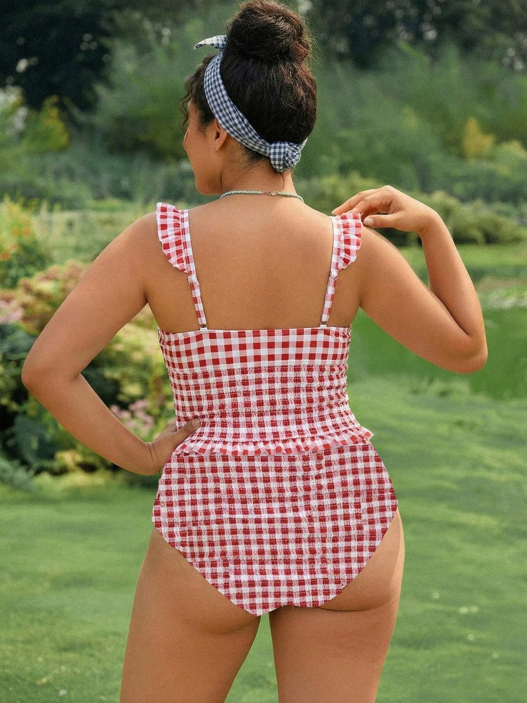 Costum de baie SHEIN, roz