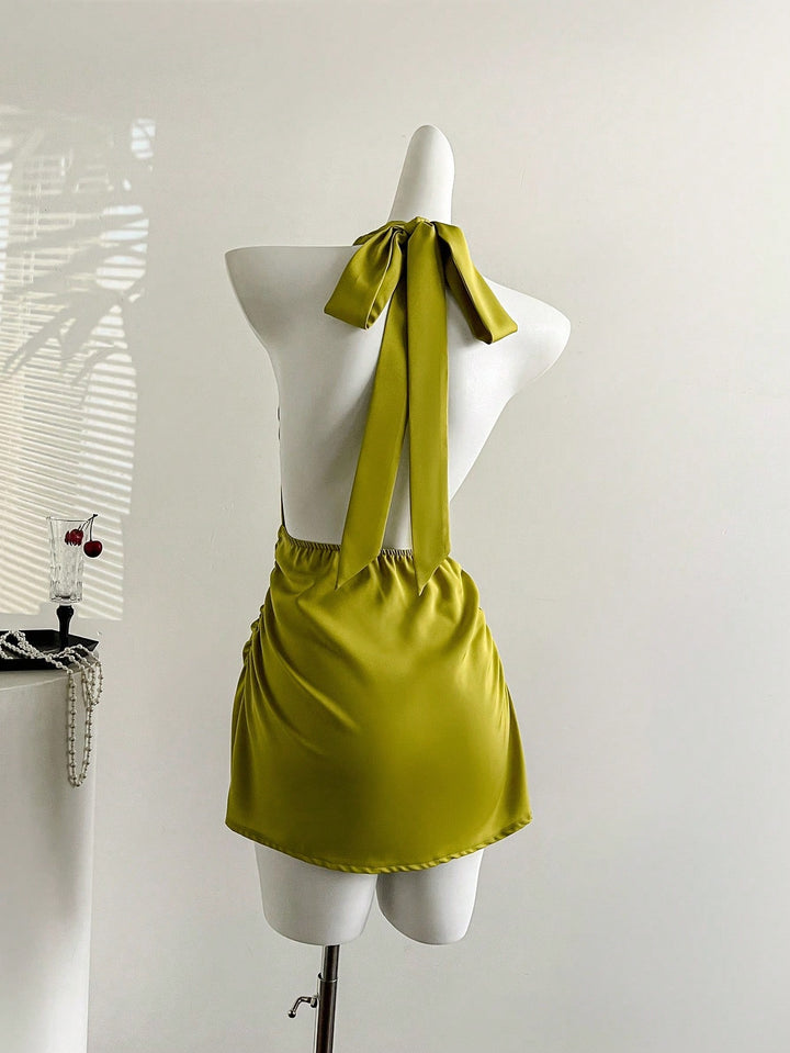 Rochie scurtă SHEIN, verde