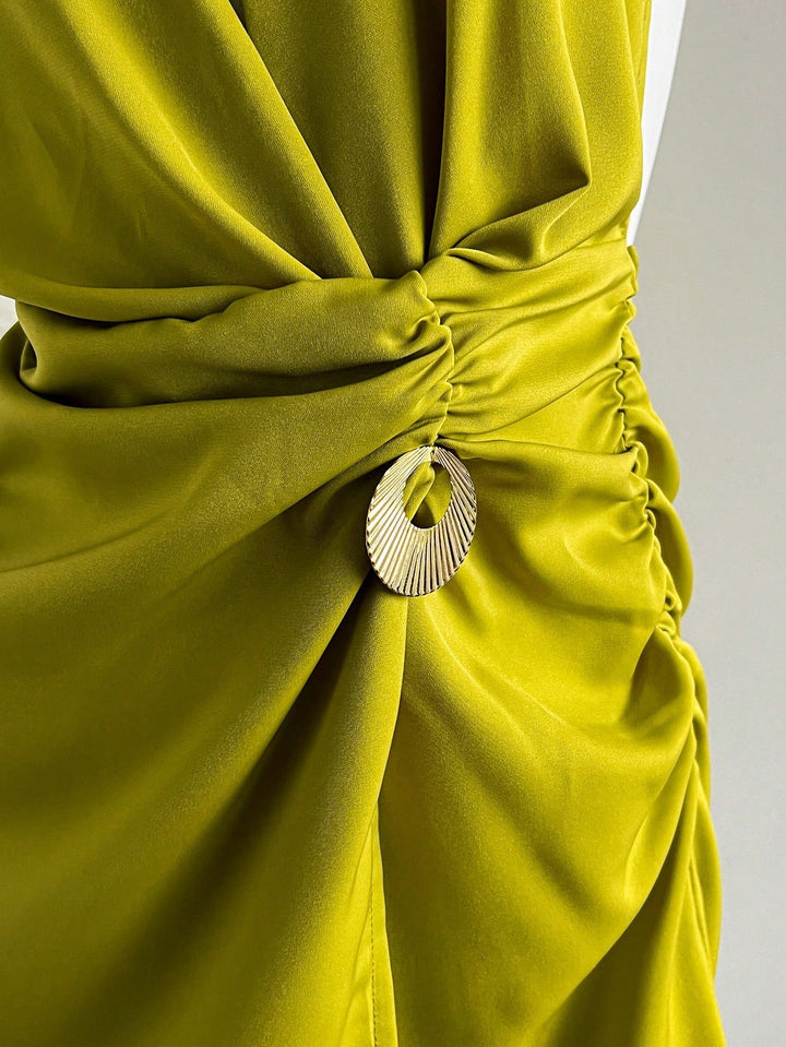 Rochie scurtă SHEIN, verde