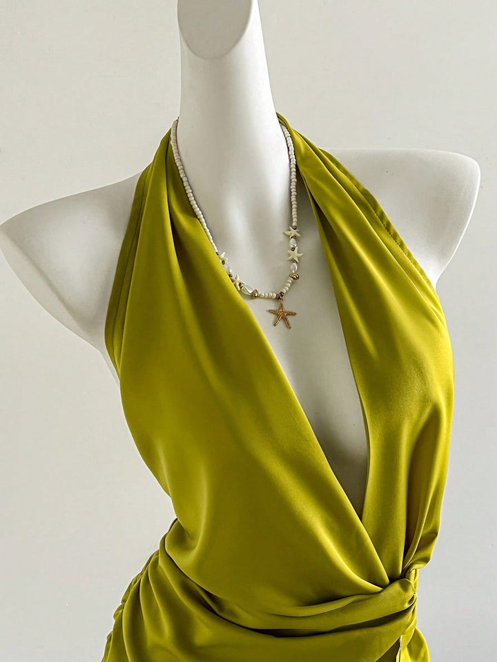 Rochie scurtă SHEIN, verde