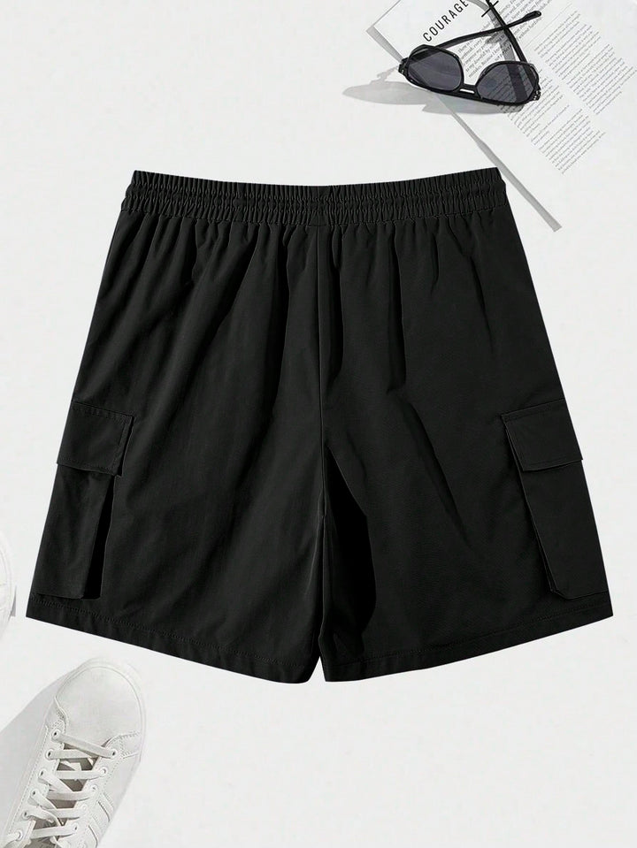 Pantaloni scurți SHEIN, negru