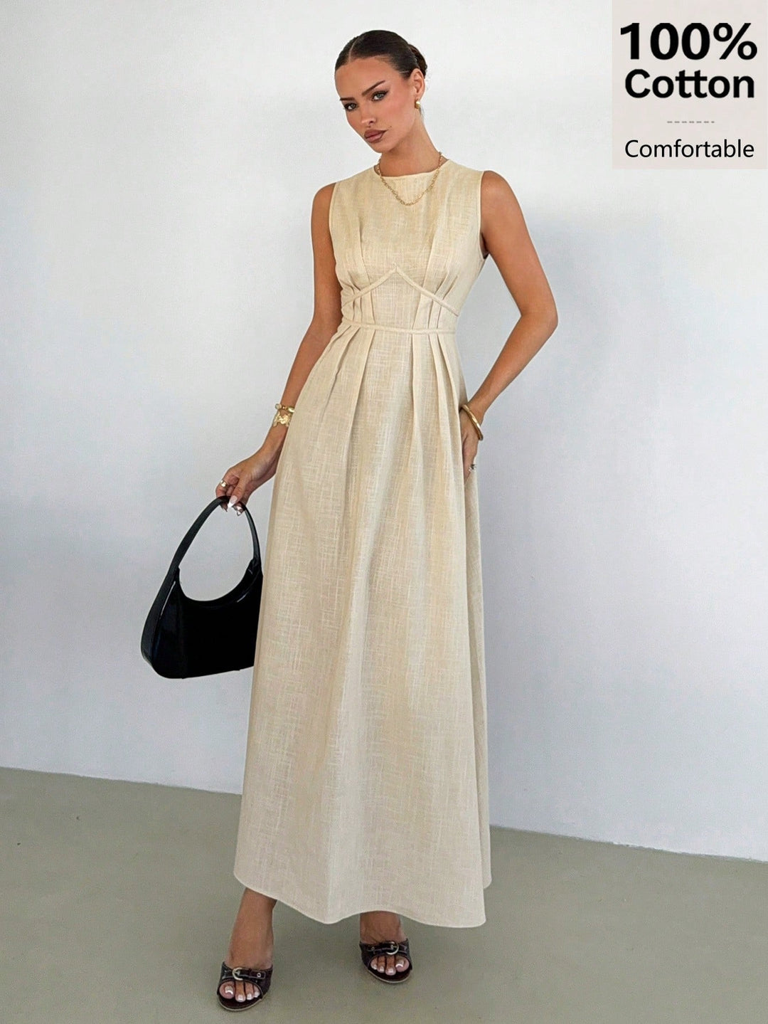 Rochie maxi SHEIN, portocaliu