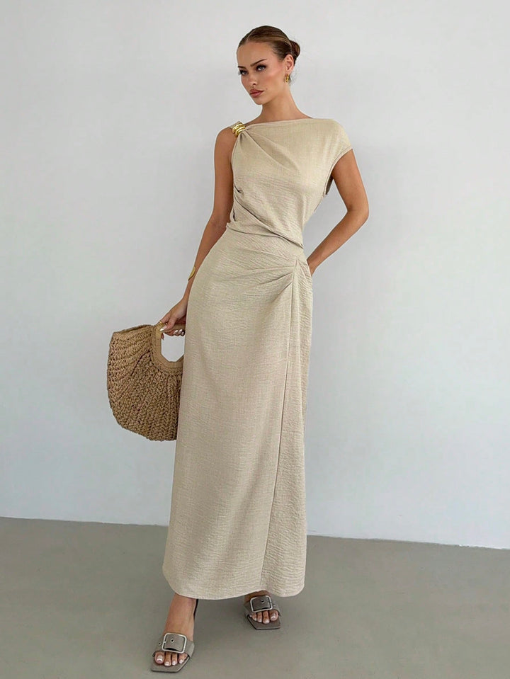 Rochie maxi SHEIN, portocaliu